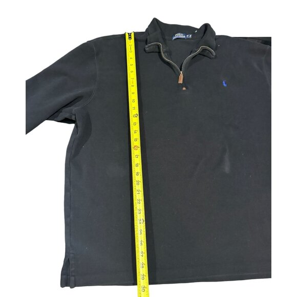 Polo Ralph Lauren Black/BLUE Logo Pullover Sweater Mens Big And Tall 2XB Big |F1 - Picture 4 of 5
